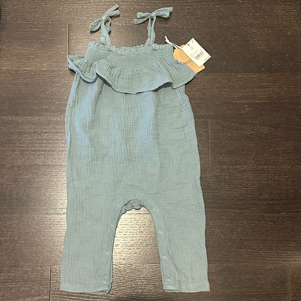 Grayson Collective Crinkle Gauze Jumpsuit/Romper